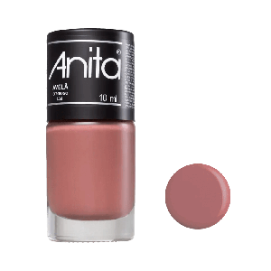 Esmalte Anita Avelã Cremoso Vegano 10ml cobertura uniforme fortalecedor