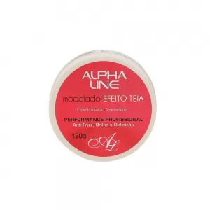 Pomada Modeladora Alpha Line Efeito Teia 120g brilho anti-frizz