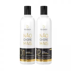 Borabella Kit Progressiva Não Chore Mais 350ml hidratante disciplinante