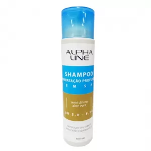 Shampoo Alpha Line Hidratação Profunda 300ml hidratante nutritivo