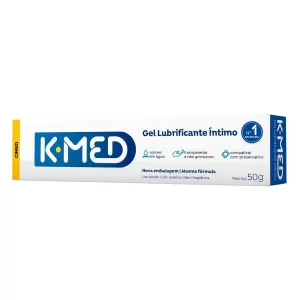 Lubrificante Íntimo K-Med Tradicional 50g hidratante confortável
