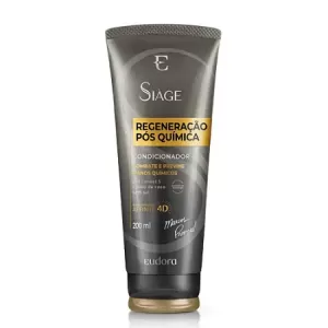 Eudora Siàge Condicionador Regeneração Pós-Química 200ml hidratante fortalecedor