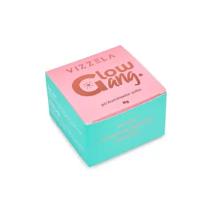 Vizzela Pó Iluminador Glow Gang Rocket Glow 8g brilho espelhado vegano