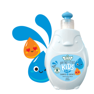 Flores & Vegetais Shampoo Bebê Limpeza Suave 250ml sem lágrimas vegetal