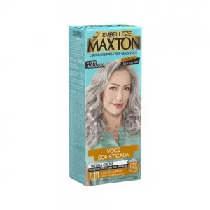 Maxton Tintura Creme 11.111 Louro Cinza Muito Claro Super Intenso 125g cobertura total brilho luminoso