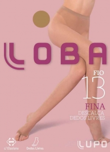 Meia Calça Lupo Fio 13 Descalça Tamanho P cor Natural leveza elegância