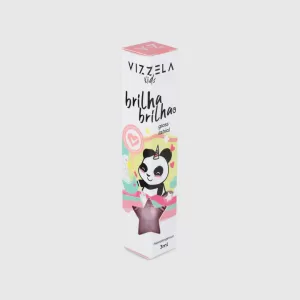 Vizzela Gloss Brilha Brilha Estrelinha 3ml infantil holográfico hidratante