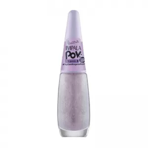 Esmalte Impala POV Tô Pronta – Top Coat Glitter, Vegano, Alta Durabilidade