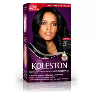Koleston Tintura 20 Preto 125g hidratante nutritiva