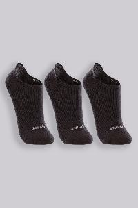 Meia Lupo Sapatilha Masculina M conforto discrição kit 3 pares cor preta