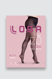 Meia-calça Lupo Fio 15 Clássica Plus café tamanho XG conforto elegância