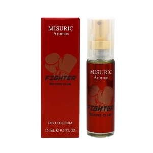 Misuric Perfume Masculino Fighter Box Clube 15ml aroma oriental amadeirado