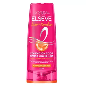 Elseve Condicionador Liso dos Sonhos Super Alinhador 400ml nutritivo antifrizz
