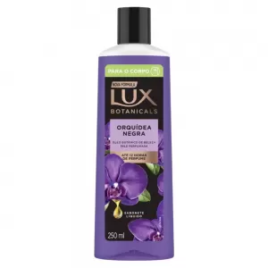 Lux Sabonete Líquido Botanicals Orquídea Negra 250ml hidratante perfumado