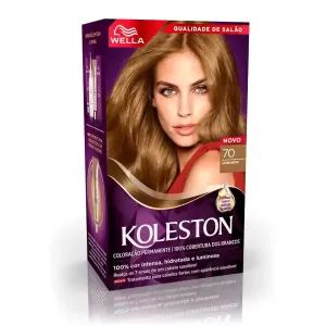 Koleston Tintura 70 Louro Médio 125g hidratante nutritiva