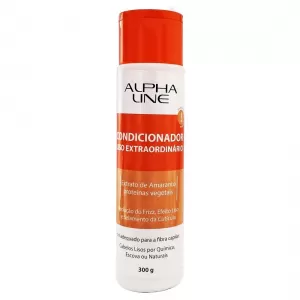 Condicionador Alpha Line Liso Extraordinário 300 ml hidratante antifrizz