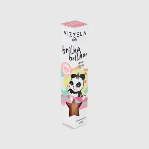 Vizzela Gloss Brilha Brilha Cometa 3ml infantil dourado hidratante