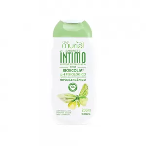 Muriel Sabonete Líquido Íntimo Herbal 200ml equilibrante refrescante