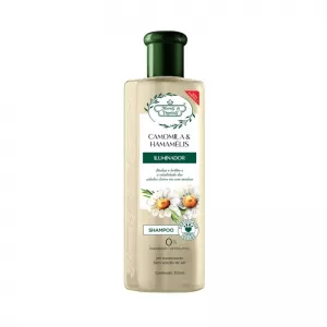 Flores & Vegetais Shampoo Camomila Hamamélis 300mL iluminador suavizante