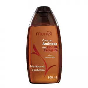 Muriel Óleo Corporal Amêndoas com Flor de Cerejeira 100ml nutritivo desodorante