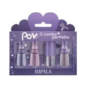 Kit Impala POV Luara – Alta Cobertura, Brilho Intenso, Vegano e Hipoalergênico