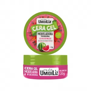 Muriel Cera Gel Umidiliz Melancia 120g fixadora definidora