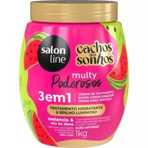 Salon Line Cachos dos Sonhos 3 em 1 1kg Melancia hidratante definidor