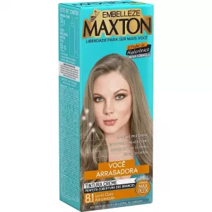 Maxton Coloração Creme 8.1 Louro Sueco 125g hidratante brilho intenso