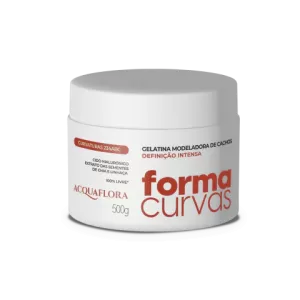 Gelatina Modeladora de Cachos Acquaflora Forma Curvas Definição Intensa 500g hidratação profunda controle de frizz