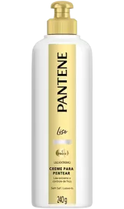 Creme Para Pentear Pantene Liso Extremo 250ml antifrizz protetor