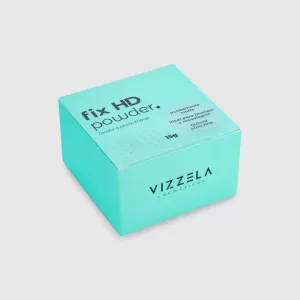 Vizzela Pó Solto Translúcido Fix HD Powder 9g matte vegano profissional