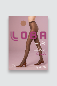 Meia-Calça Lupo Fio 20 M opaca conforto elasticidade cor preta