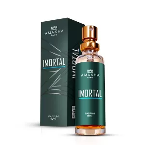 Perfume Amakha Paris Imortal 15ml masculino amadeirado aquático