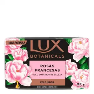Lux Sabonete Barra Botanicals Rosas Francesas 85g hidratante perfumado