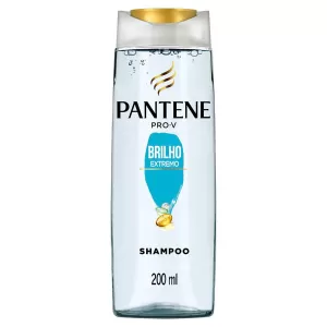 Shampoo Pantene Brilho Extremo 200ml antioxidante fortalecedor