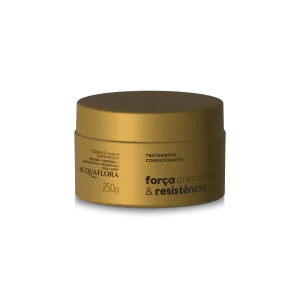 Acquaflora Tratamento Capilar Força Crescimento Resistência 250g hidratação profunda fortalecimento capilar