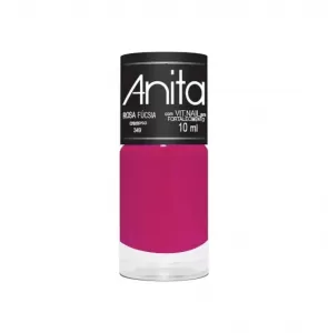 Esmalte Anita Rosa Fúcsia Cremoso 10ml vibrante duradouro