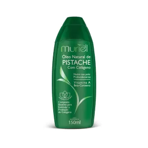 Muriel Óleo Corporal Pistache com Colágeno 150ml hidratante revitalizante
