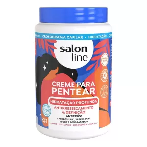 Salon Line Creme de Pentear Hidratação Profunda 1Kg hidratante umectante antifrizz