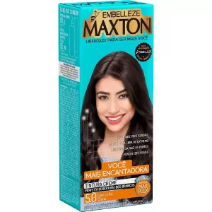 Maxton Coloração Creme 5.0 Castanho Claro 125g hidratante brilho intenso