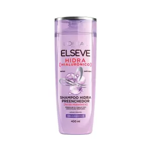 Elseve Shampoo Hidra Hialurônico Preenchedor 400ml hidratante fortalecedor