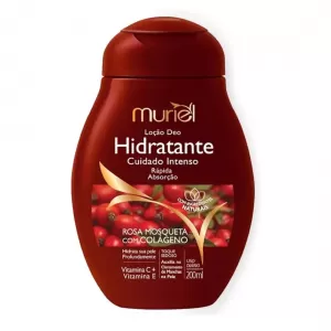 Muriel Loção Hidratante Corporal Rosa Mosqueta com Colágeno 200ml hidratante desodorante