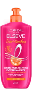 Elseve Creme de Pentear Liso dos Sonhos Super Alinhador 250ml nutritivo antifrizz