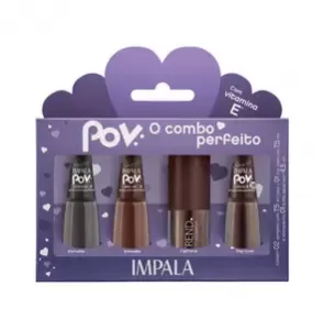 Kit Impala POV Coat Marcella – Vegano, Hipoalergênico, Brilho Intenso
