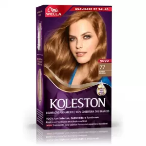 Koleston Tintura 77 Marrom Dourado 125g hidratante nutritiva