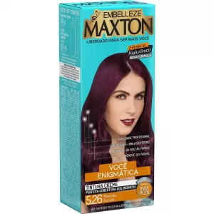 Maxton Tintura Creme 5.26 Marsala Escuro 125g cobertura total brilho intenso