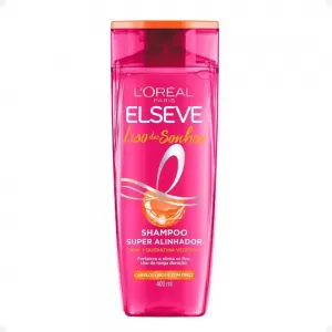 Elseve Shampoo Liso dos Sonhos Super Alinhador 400ml fortalecedor antifrizz