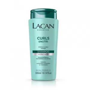 Lacan Shampoo Curls e Nutri 300ml hidratante definidor