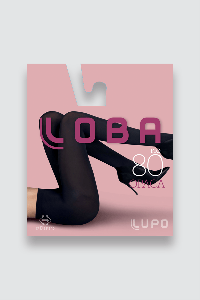 Meia-Calça Lupo Fio 80 tamanho G conforto elegância preta
