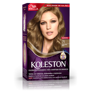 Koleston Tintura 71 Louro Cinza Médio 125g hidratante nutritiva